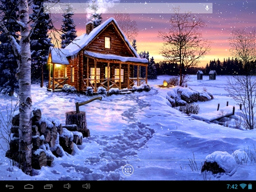 Download livewallpaper Winter holiday for Android.