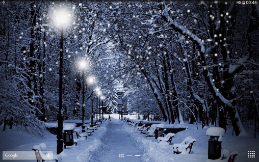 Download livewallpaper Winter snow for Android.