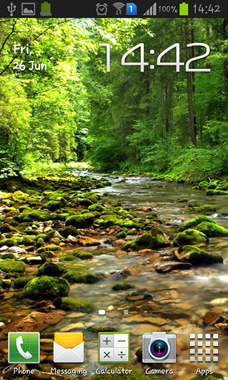 Download Wonderful forest river free livewallpaper for Android 7.0 phone and tablet.