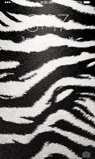 Download livewallpaper Zebra for Android.