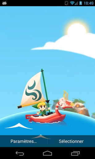 Download livewallpaper Zelda: Wind waker for Android.