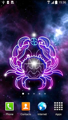 Download livewallpaper Zodiac signs for Android.