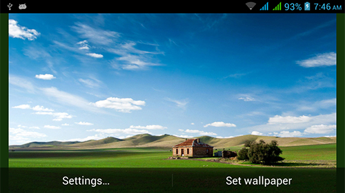 Screenshots of the live wallpaper Amazing nature for Android phone or tablet.