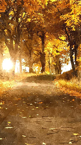Screenshots of the live wallpaper Autumn by Live Wallpaper HD 3D for Android phone or tablet.