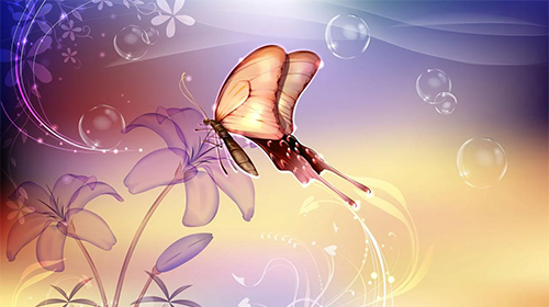 Screenshots of the live wallpaper Butterfly by Amazing Live Wallpaperss for Android phone or tablet.