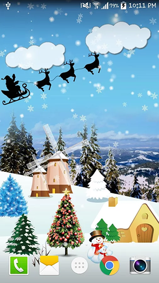 Christmas by Live wallpaper hd apk - free download.