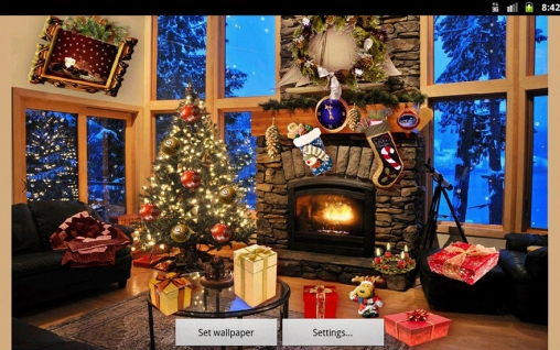 Christmas fireplace apk - free download.