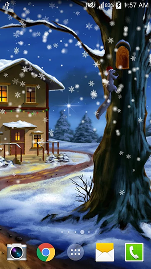 Download Christmas night free livewallpaper for Android 4.4.2 phone and tablet.