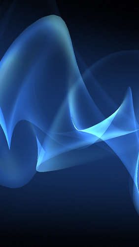 Screenshots of the live wallpaper Cosmic flow for Android phone or tablet.