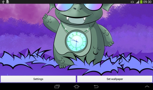 Cute dragon: Clock apk - free download.