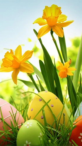 Screenshots of the live wallpaper Easter by HQ Awesome Live Wallpaper for Android phone or tablet.
