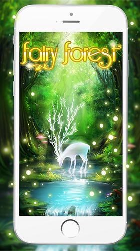 Screenshots of the live wallpaper Fairy forest by HD Live Wallpaper 2018 for Android phone or tablet.