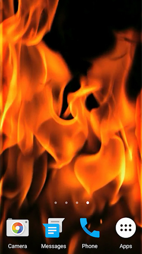Screenshots of the live wallpaper Fire by Pawel Gazdik for Android phone or tablet.