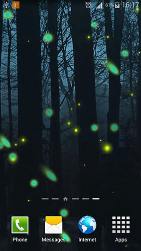 Fireflies by Phoenix Live Wallpapers apk - free download.