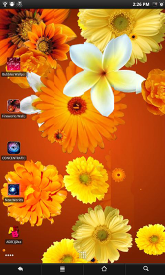 Flowers live wallpaper apk - free download.