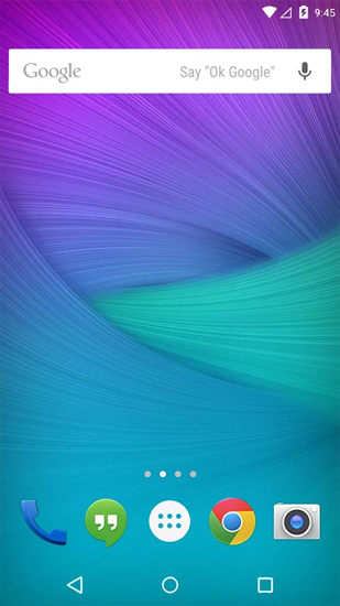 Screenshots of the live wallpaper Galaxy Edge for Android phone or tablet.