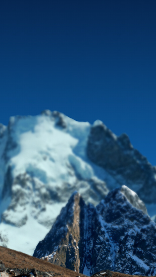 Screenshots of the live wallpaper High Mountains for Android phone or tablet.