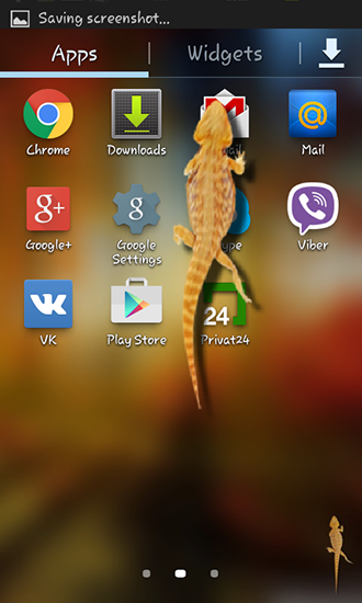 Lizard in phone apk - free download.