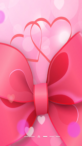 Screenshots of the live wallpaper Love by Bling Bling Apps for Android phone or tablet.