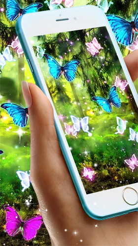 Screenshots of the live wallpaper Magical forest by HD Wallpaper themes for Android phone or tablet.