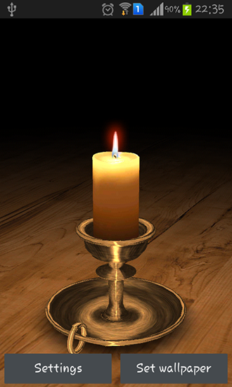 Melting candle 3D apk - free download.
