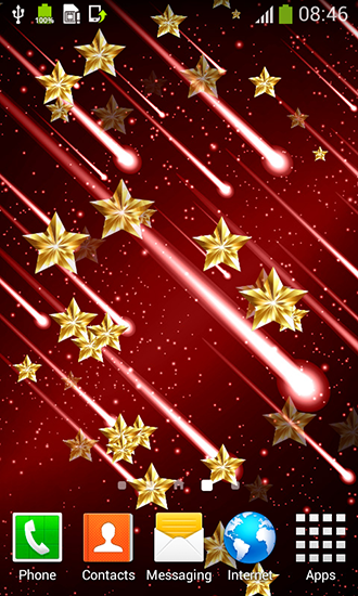 Meteor shower by Live wallpapers free apk - free download.