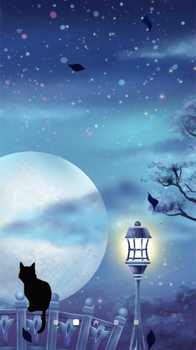Screenshots of the live wallpaper Mystic night by Amax LWPS for Android phone or tablet.