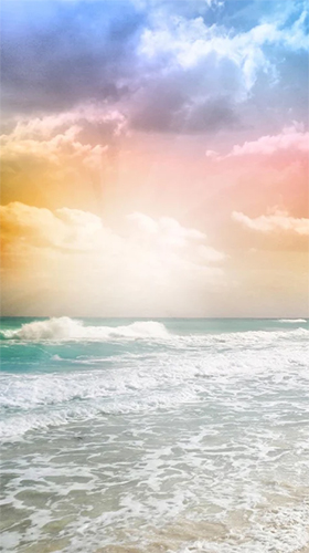 Screenshots of the live wallpaper Ocean by Creative Factory Wallpapers for Android phone or tablet.