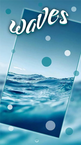 Screenshots of the live wallpaper Ocean waves by Keyboard and HD Live Wallpapers for Android phone or tablet.