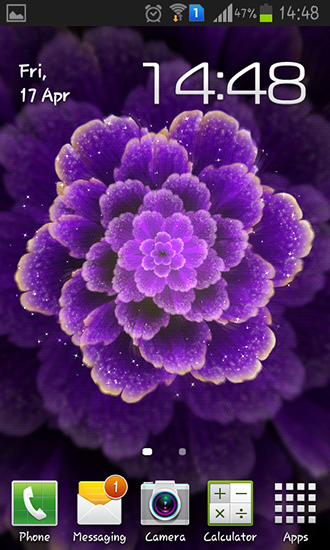 Purple flower apk - free download.