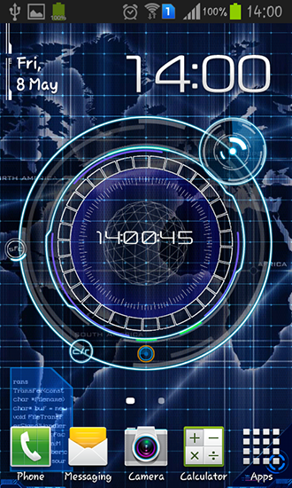 Radar: Digital clock apk - free download.