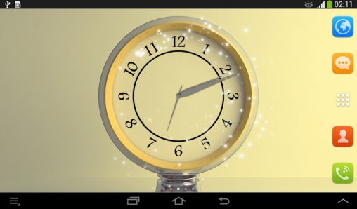 Silver clock apk - free download.