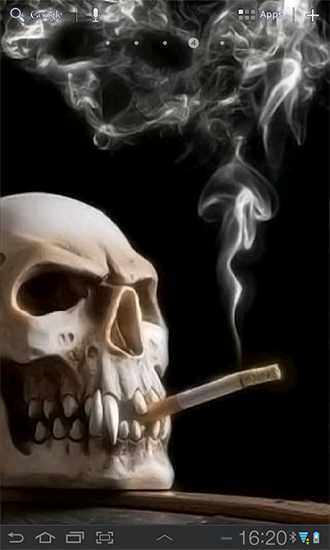 Smoking skull apk - free download.