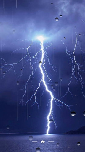 Screenshots of the live wallpaper Thunderstorm by Ultimate Live Wallpapers PRO for Android phone or tablet.