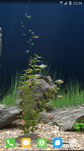 Screenshots of the live wallpaper Underwater world by orchid for Android phone or tablet.