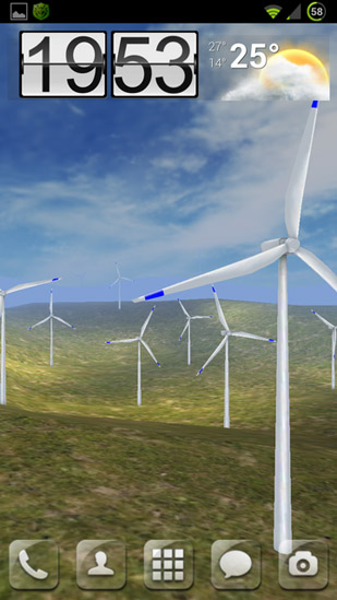 Wind turbines 3D apk - free download.