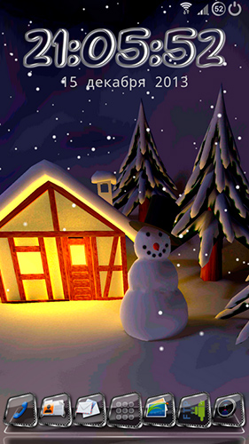 Winter snow in gyro 3D apk - free download.