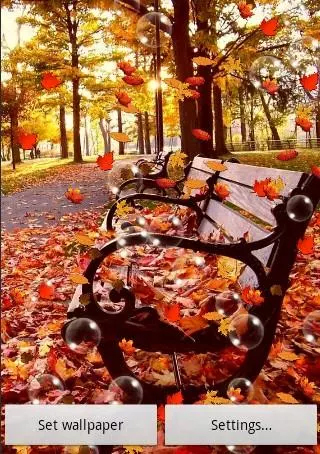 Full version of Android apk livewallpaper Autumn by SubMad Group for tablet and phone.