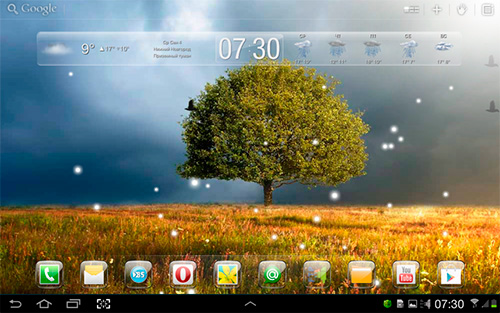 Screenshots of the live wallpaper Awesome land 2 for Android phone or tablet.