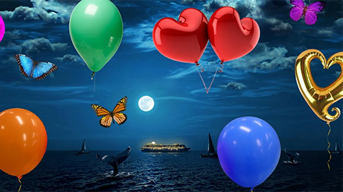 Full version of Android apk livewallpaper Balloons by Cosmic Mobile Wallpapers for tablet and phone.