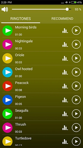 Full version of Android apk livewallpaper Birds sounds and ringtones for tablet and phone.