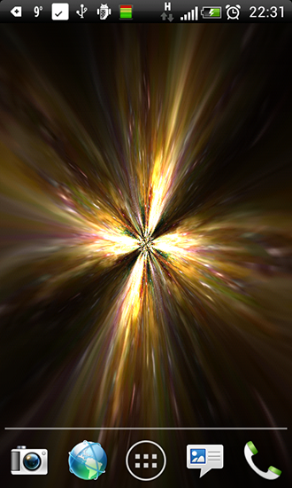 Screenshots of the live wallpaper Black hole for Android phone or tablet.