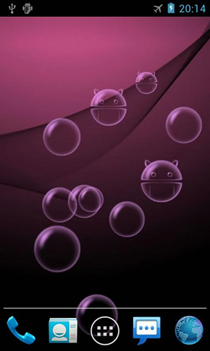 Full version of Android apk livewallpaper Bubble by Xllusion for tablet and phone.