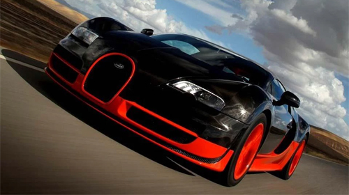 Full version of Android apk livewallpaper Bugatti Veyron 3D for tablet and phone.
