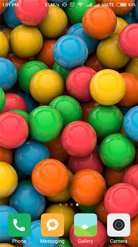 Full version of Android apk livewallpaper Candy HD for tablet and phone.