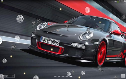 Screenshots of the live wallpaper Cars for Android phone or tablet.