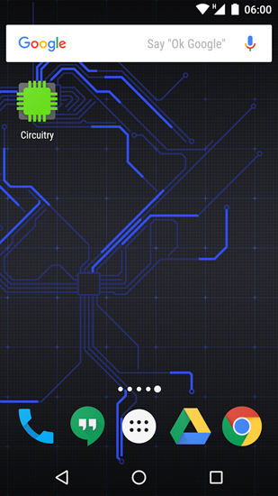 Full version of Android apk livewallpaper Circuitry for tablet and phone.