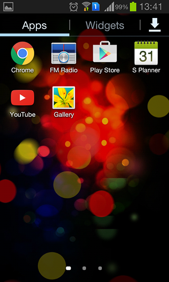 Screenshots of the live wallpaper Colorful neon for Android phone or tablet.