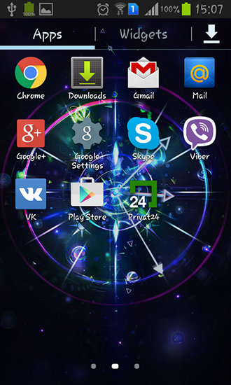 Screenshots of the live wallpaper Cool clock for Android phone or tablet.