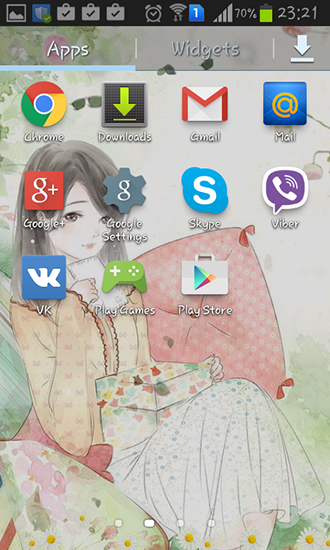 Screenshots of the live wallpaper Cozy afternoon for Android phone or tablet.